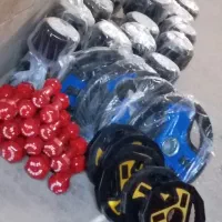 انواع وزنه و دمبل|تجهیزات ورزشی|نجف‌آباد, حومه نجف آباد|دیوار