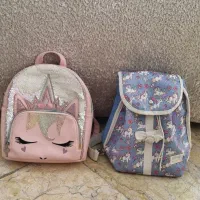 کوله و صندل دخترانه در حد نو|کفش و لباس بچه|پرند, فاز ۱|دیوار