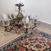 لوستر ۶ شاخه برنزی