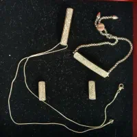 سرویس گردنبند استیل نقره ای|بدلیجات|نسیم‌شهر, |دیوار