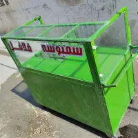 گاری و تمام وسایل فلافلی سیار