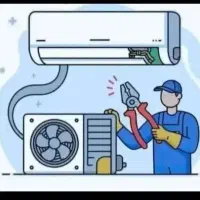 نصب/سرویس/شارژگاز/عیب یابی تعمیر/جابه‌جایی اسپیلت