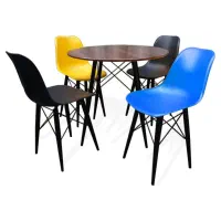 میز و صندلی غذاخوری فلزی لوله ای فایبر گلس کافه|میز و صندلی غذاخوری|چهاردانگه (تهران), |دیوار