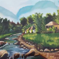 تابلو رنگ ک روغن