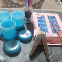 وسایل کاشت ناخن با پودر