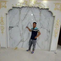 گچبری پیش ساخته دستی ترمو تی‌وی وال