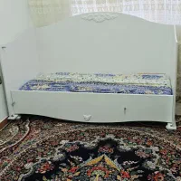 تخت کودک نوجوان سایز ۸۰ در ۱۸۰ همراه با تشک|تخت و سرویس خواب|مهاباد (آذربایجان غربی), |دیوار