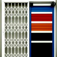 درب آکاردئونی حفاظ ضدسرقت کرکره اتومات درب و پنجره