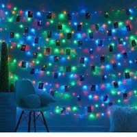 ریسه سوزنی مولتی ۱۰ متری/ریسه تزیینات درخت کریسمس