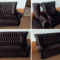 مبل هفت نفره طرح مخمل