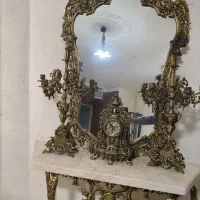 آینه شمعدان برنجی