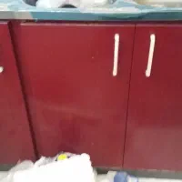 فروش ۸ متر کابینت زرشکی فلزی|مصالح و تجهیزات ساختمان|کرمان, |دیوار