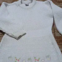 پیرهن دخترانه بافتنی