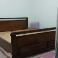 تخت دو نفره چوب روسی