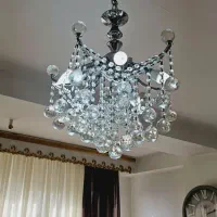 یک عدد لوستر ۶ شعله و دیوارکوب|لوستر و چراغ آویز|پردیس, فاز ۲|دیوار