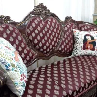 مبل ۷ نفره چوب راش کاملا سالم ۳ عدد جلو مبلی در حد|مبلمان خانگی و میز عسلی|ماهدشت, |دیوار