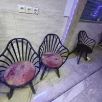 ۳عدد میز گرد.با۴عددصندلی|میز و صندلی غذاخوری|بابل, |دیوار