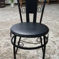 ۶ عدد صندلی فرفورژه قیمت مناسب حراج سالم