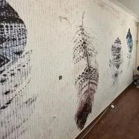 نصاب کاغذ دیواری و پوستر سه بعدی