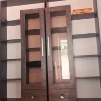 کتابخانه ام دی اف|کتابخانه، شلف، قفسه‌های دیواری|قزوین, |دیوار