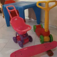 اسباب بازی و صندلی ومیز کودک