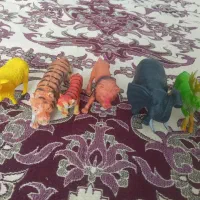 ۳۲ عدد حیوانات اسباب بازی کاملا نو و سالم