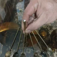 قاشق چای خوری نگینی|کلکسیون اشیاء عتیقه|کاشان, سیفی آباد|دیوار