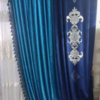 دکور پرده مخمل|پرده، رانر، رومیزی|اصفهان, گلزار|دیوار
