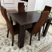 میز غذا خوری چهار نفره|میز و صندلی غذاخوری|شاهین‌شهر, اقبال لاهوری|دیوار