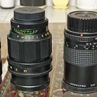 لنزهای تله ۱۳۵میلیمتری و فلاش|دوربین عکاسی و فیلم‌برداری|اصفهان, لنبان|دیوار