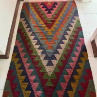 گلیم پشمی طبیعی دستباف