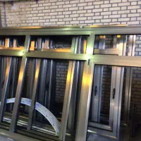 درب پنجره آلومینیم تک جداره ودوجداره