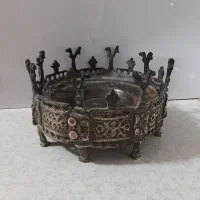 منقل اسفند برنجی قدیمی قطر ۱۵ سانت