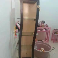 دکوری طبقه لوازم آرایش شلف (ام دی اف )|کتابخانه، شلف، قفسه‌های دیواری|تهران, استخر|دیوار