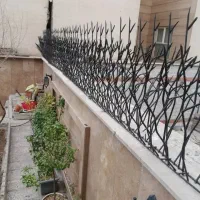 حفاظ شاخ گوزنی. درب آکاردونی ،آکاردون،نرده آبشاری