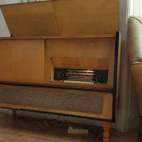 رادیو گرام قدیمی ریل مبله گراندیک لامپی عتیقه ق|کلکسیون اشیاء عتیقه|مشهد, زیبا شهر|دیوار