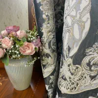 والن پرده ژاکارد نگینی