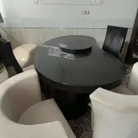 میزغذاخوری هفت نفره|میز و صندلی غذاخوری|خمین, |دیوار