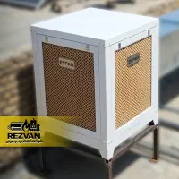 کولر آبی بدنه فلزی سفید فیوز ضد سوختگی