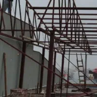 جوشکاری اسکلت فلزی،خرپا،سربندی،درب و پنجره نرده|خدمات پیشه و مهارت|رشت, یخسازی|دیوار