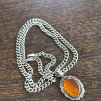 گردنبندوزنجیر کارتیر مدل نقره