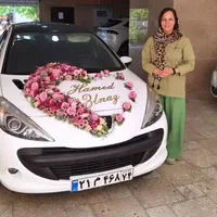 گل آرایی ماشین عروس