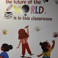 آموزشگاه زبان کودک|خدمات آموزشی|رشت, معلم|دیوار