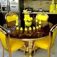 میز نهار خوری چهار نفره پلیمری