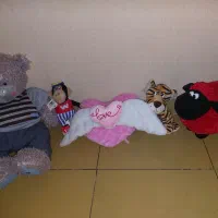 عروسک پولیشی پنگوئن خرس تدی سگ میمون گوریل خرگوش|اسباب‌‌بازی|تهران, فلسطین (میدان انقلاب)|دیوار