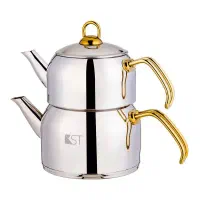 طرح ماربل کتری قوری سنگی استیل مدل جدید 2025 اقساط|قوری، کتری، قهوه‌ساز دستی|یزد, |دیوار