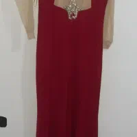 لباس مجلسی سرخابی ماکسی بلند سایز ۳۸ ۴۰