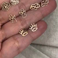 گوشواره طرح پرنده طلا کلاسیک|جواهرات|تهران, تهرانپارس غربی|دیوار