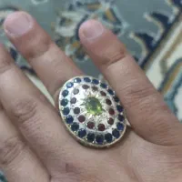 انگشتر نقره جواهری
