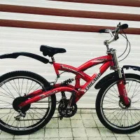 دوچرخه سایز ۲۶ کوهستانی فنری دنده ای تنه بلندسالم